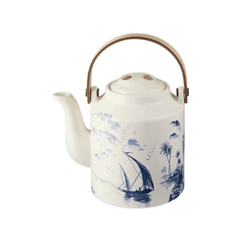 Gien - Les Dépareillées Bleu Japanese Teapot 900ml