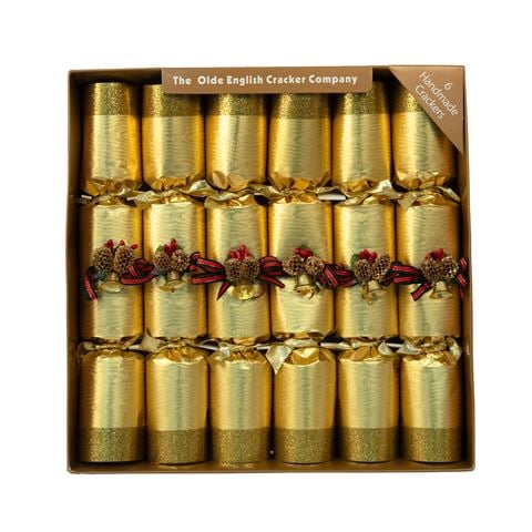 Olde English Cracker Co - Golden Bells Bon Bon Set 6pce