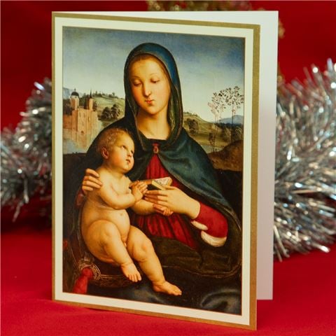 Caspari - Madonna & Child Christmas Card Box 16pce