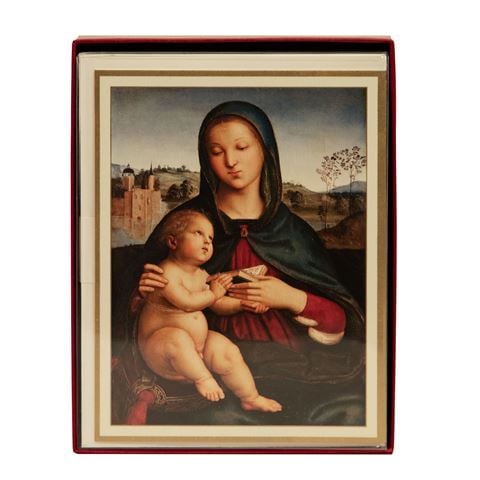 Caspari - Madonna & Child Christmas Card Box 16pce