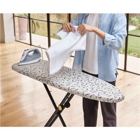 Joseph Joseph - Glide Plus Easy-Store Ironing Board w/Adv. Cover Ecru Scatter
