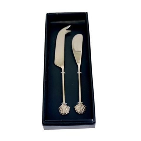 Flair Decor - Shell Design Cheese Set 2pce