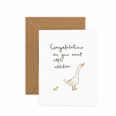 Miss Peahen - Little Duckling Card