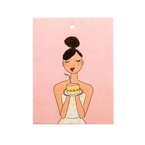 Miss Peahen - Big Wishes Gift Tag