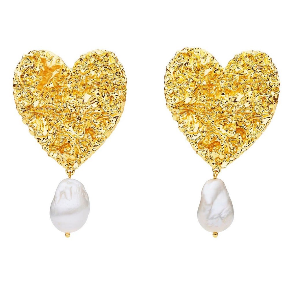 Amber sceats store pearl earrings