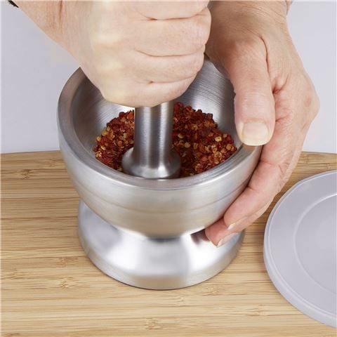 Savannah - Mortar and Pestle Stainless Steel 12cm