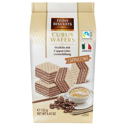 Feiny - Cubus Cappuccino Wafers 125g