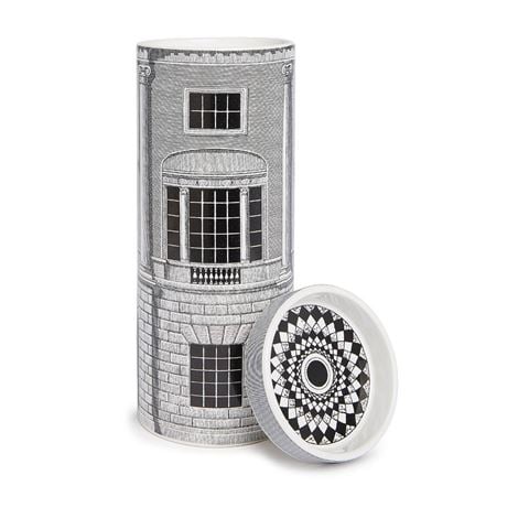 Fornasetti Architettura Nel Mentre Tall Candle 800g - Peter's of Kensington