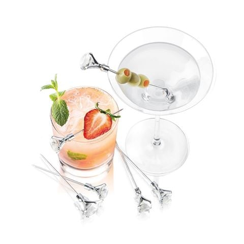 Final Touch - Diamond Cocktail Picks Set 6pce