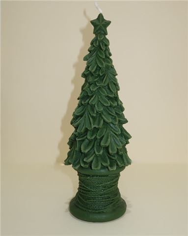 Love Ally - Star Tree Beeswax Candle Green 31cm