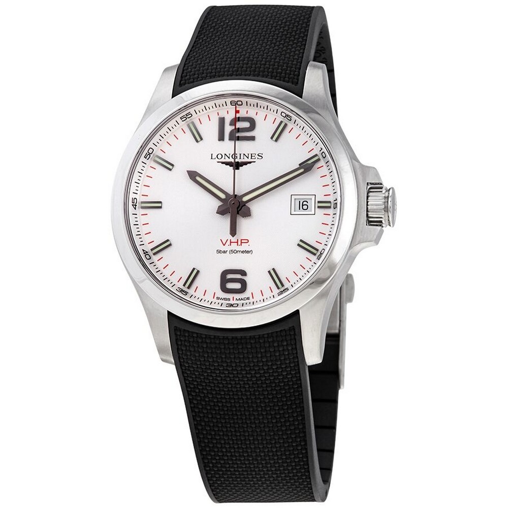 Longines conquest rubber on sale strap