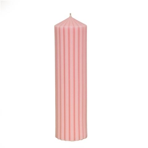 Love Ally - Marlow Pillar Candle Pink Large