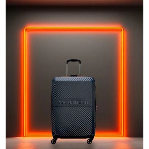 Securitech by Delsey - Patrol Exp. Wheelaboard Spinner Blue 55cm