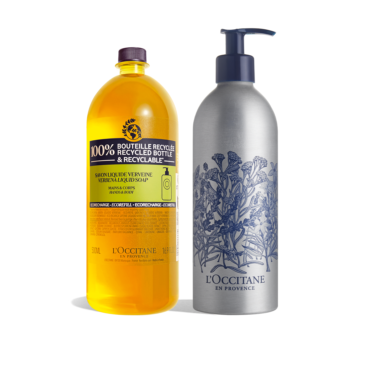 L'Occitane - Shea Verbena Liquid Soap Eco Duo Refill 2pce