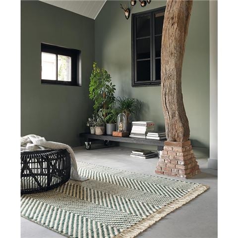 Brink & Campman Atelier Twill Teal Rug 200x140cm - Peter's of Kensington