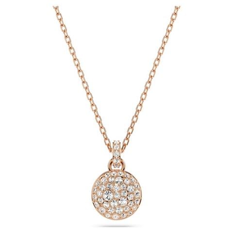 Swarovski Jewellery - Meteora Crystal Pendant Rose Gold-Tone Plate White