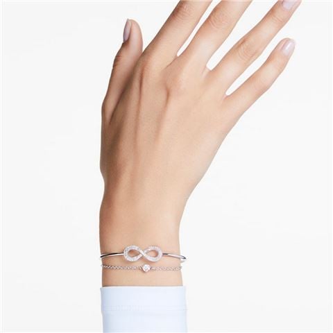 Swarovski Jewellery - Hyperbola Infinity Bangle w/Rhodium Plate
