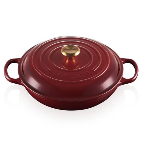 Le Creuset - Signature Shallow Casserole Garnet 30cm/3.5L