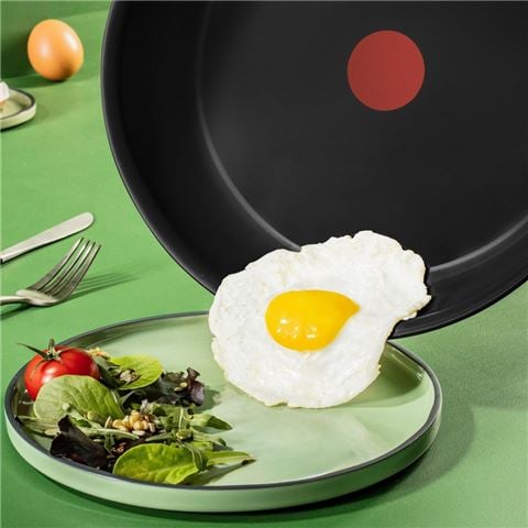 Tefal - Renew Induction Ceramic Frypan Black 28cm