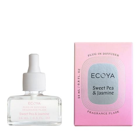 Ecoya - Sweet Pea & Jasmine Plug-In Diffuser Fragrance Flask