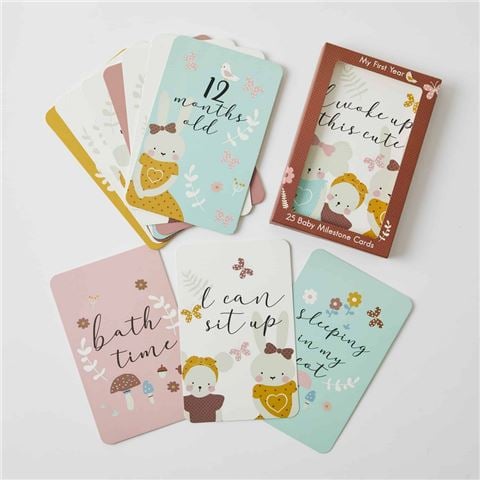 Jiggle & Giggle - In The Meadow Baby Milestone Card Set 25pce
