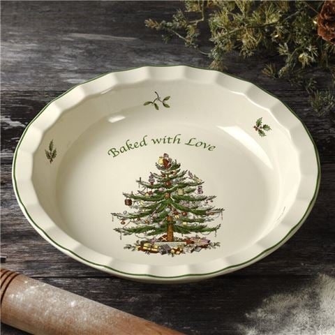 Spode Christmas Tree Pie Dish 25.5cm - Peter's of Kensington