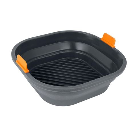 Bakemaster - Silicone Collapsible Square Air Fryer Insert