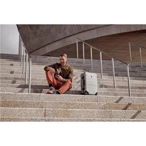 Victorinox Travel - Lexicon Framed Hardside F.F Wheelaboard Spinner Brushed Silver 55cm