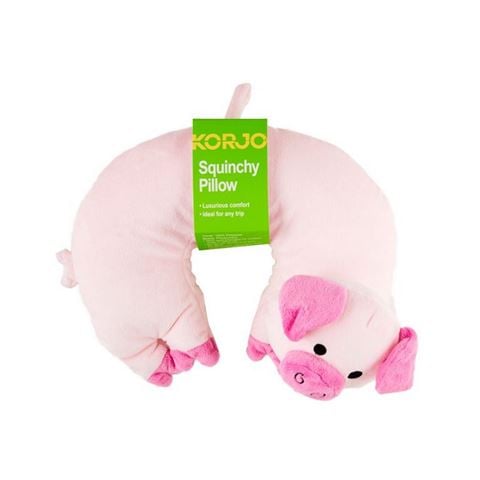Korjo - Kids Squinchy Travel Cushion Pig