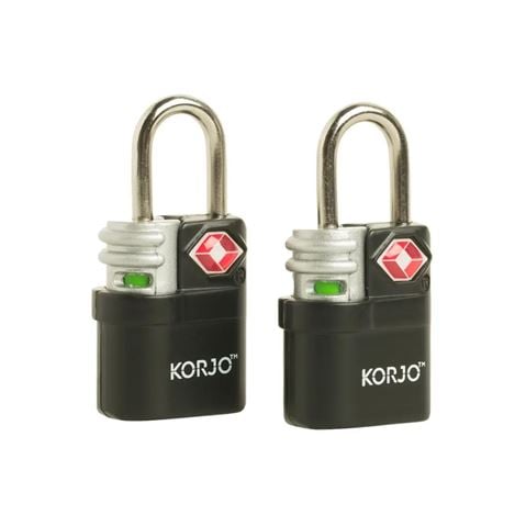 Korjo - TSA Indicator Luggage Lock Set 2pce