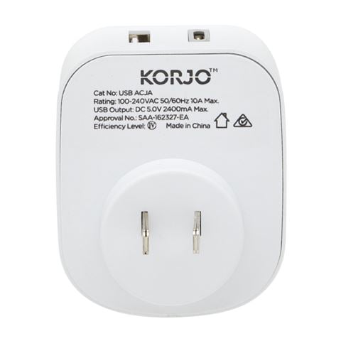 Korjo - USB Adaptor w A+C For Japan