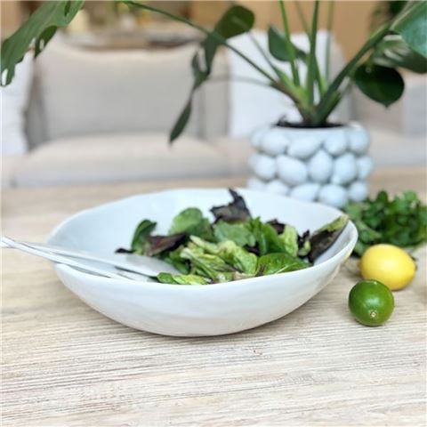 Mode Sira Bowl White 10x38cm - Peter's of Kensington