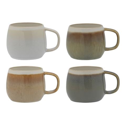 Ecology - Bulb Mug Set 360ml 4pce