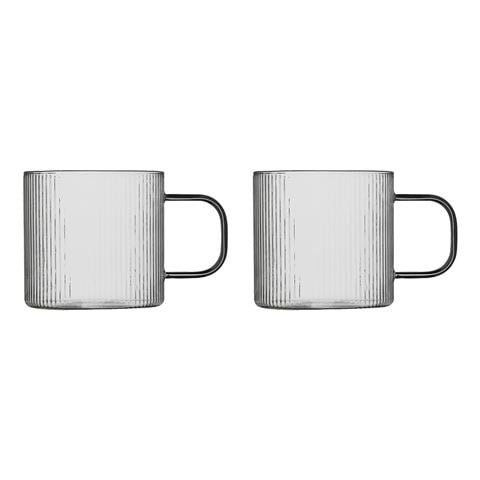Ecology - Infuse Glass Mug Set 350ml 2pce
