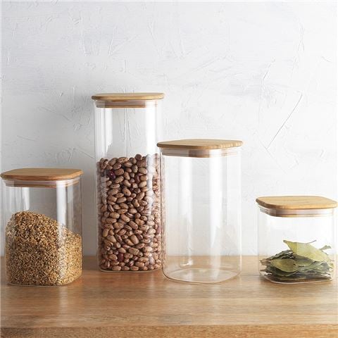 Ecology - Store Square Canister Set 4pce