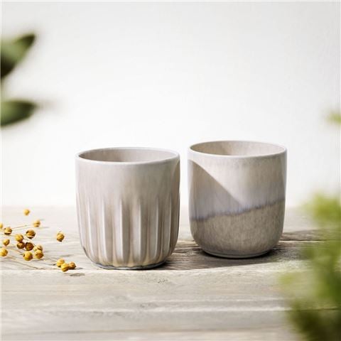 Villeroy & Boch Perlemor Mug Set Sand 2pce - Peter's of Kensington