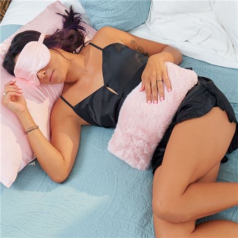 A.Trends - Cosy Luxe Hot Water Bottle Cover Pink Quartz