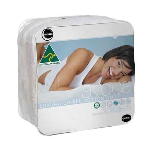 Bambi - Avoca Cotton Quilt 200gsm Double