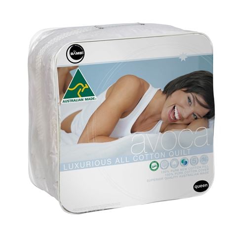 Bambi - Avoca Cotton Quilt 200gsm Queen