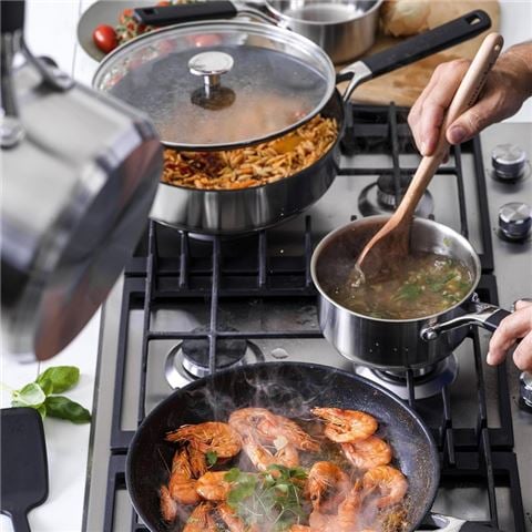 KitchenAid - Classic Stainless Steel Saute Pan w/Lid 26cm/3.6L