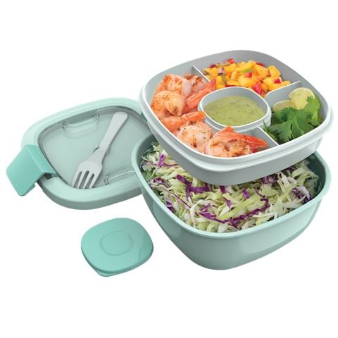 Bentgo - All-In-One Salad Container Coastal Aqua
