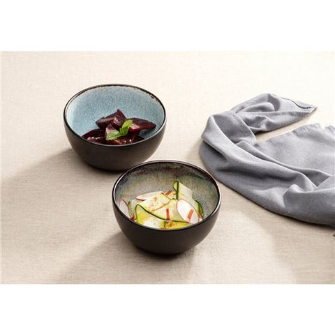 Ladelle - Fusion Nibble Bowl Teal Set 2pce