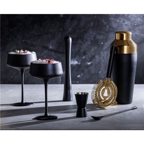 Tempa - Tiffany Stainless Steel Ultimate Cocktail Set Black 7pce