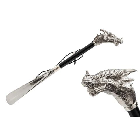 Pasotti - Dragon Shoehorn Silver 50cm