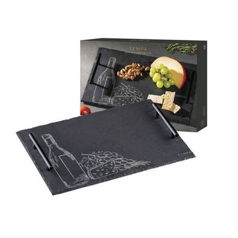 Tempa Tuscany Serving Tray Slate 28x38cm - Peter's of Kensington