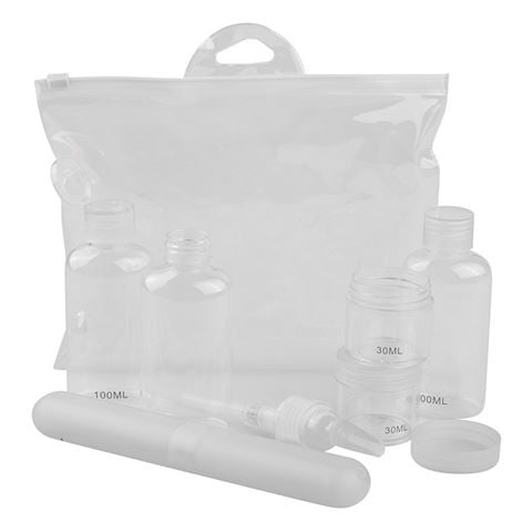 Travel Kit Clear 7pce