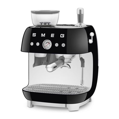 Smeg - 50's Style Espresso Machine Black EGF03BLAU