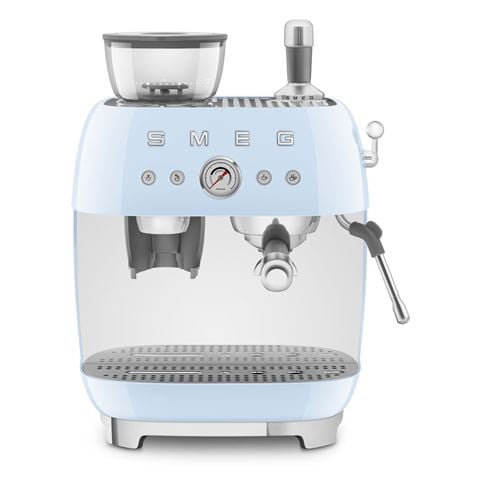 Smeg 50's Style Espresso Machine Blue EGF03PBAU - Peter's of Kensington