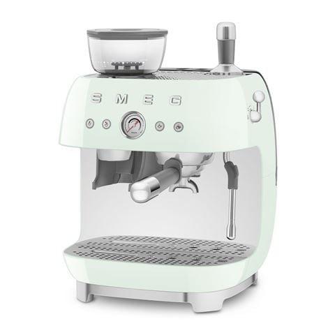 Smeg - 50's Style Espresso Machine Pastel Green EGF03PGAU