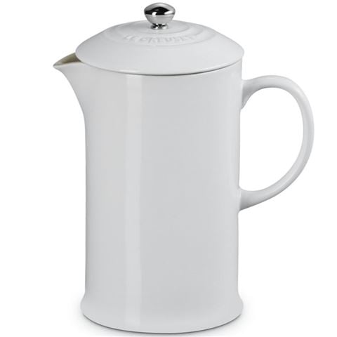 Le Creuset - French Coffee Press White 1L